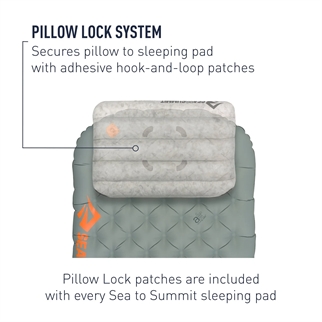 Sea to Summit Aeros Down Pillow lock system